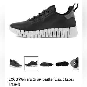 Ecco Women’s Black and White Sneakers